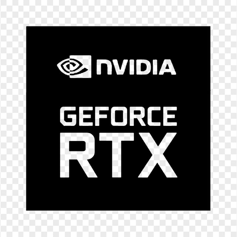 Nvidia Geforce Rtx Black Logo Icon