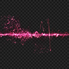 HD Pink Music Wave Sound Waves Rhythm Abstract PNG