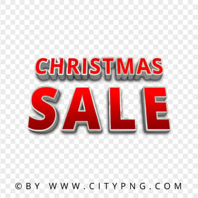 Christmas Sale Label Logo Sign Transparent Background