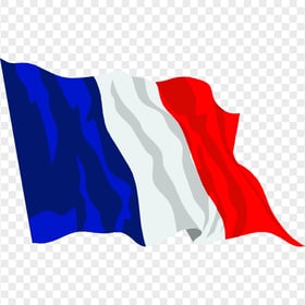 Download Waving France Flag Illustration PNG
