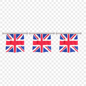 HD Hanging Flags Of United Kingdom PNG
