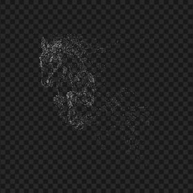 PNG Horse White Dots Abstract