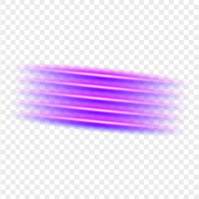 Purple Neon Light Lines Effect Transparent PNG
