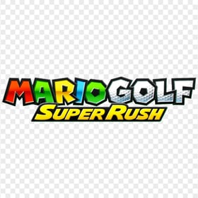 HD Mario Golf Super Rush Logo PNG