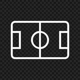 White Pitch Stadium Outline Icon Download PNG
