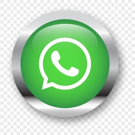 HD Beautiful Round Metal Border Whatsapp Wa Icon PNG