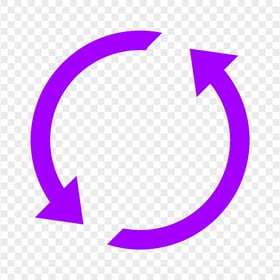 Circle Arrow Purple Icon