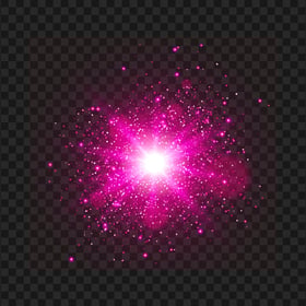 Bright Explosion Light Pink Effect Transparent PNG