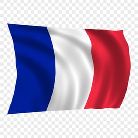 Waving France Flag Illustration HD PNG