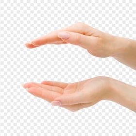 HD Female Hands Protect Gesture PNG
