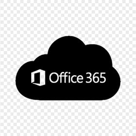 Download Microsoft Office 365 Cloud Black Icon PNG