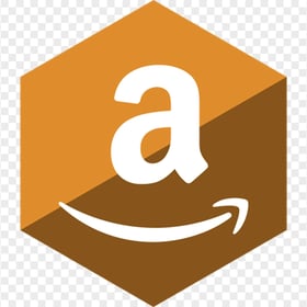 Hexagon Shape Amazon A Letter Symbol Icon