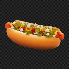 HD Hot Dog Sandwich Fast Food Transparent PNG