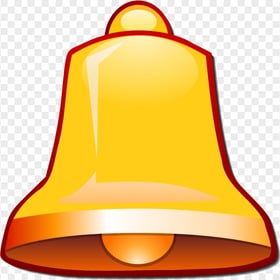 Gold Bell Icon Illustration