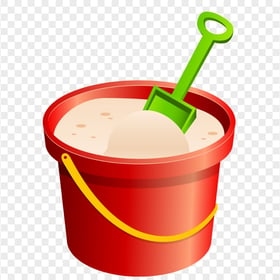 HD Beach Bucket Sand For Kids Illustration PNG