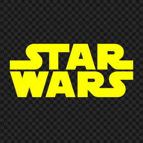 HD Yellow Star Wars Logo PNG