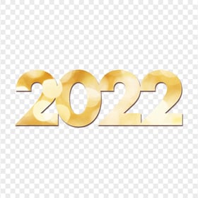 Yellow Golden 2022 Christmas Xmas Text HD PNG