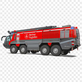 HD Airport Fire Firefighter Truck PNG