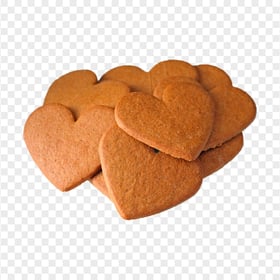 Hearts Biscuits Cookies Food HD PNG