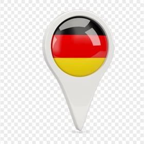 Location Pin Germany Flag Transparent PNG