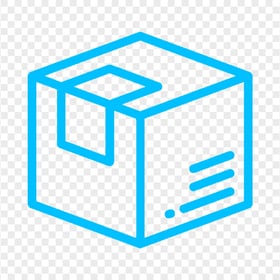Package Delivery Blue Box Parcel Icon FREE PNG