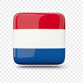 PNG Netherlands Glossy Square Flag Icon