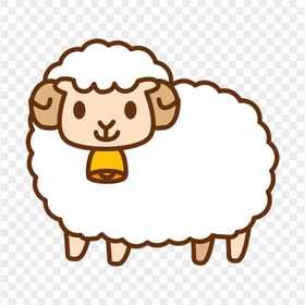 Cartoon Drawing Sheep Character PNG