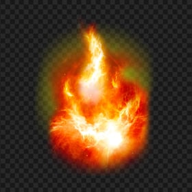 Realistic Blazing Flames Fire HD PNG