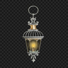 FREE Outdoor Gray Light Lantern Lamp PNG