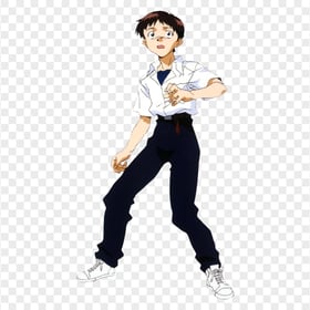 HD Shinji Ikari Full Body PNG