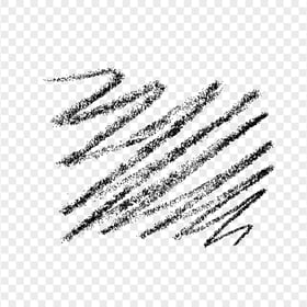 HD Black Chalk Zig Zag Line PNG