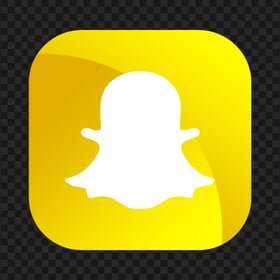 HD Creative Square Snapchat App Icon Logo PNG Image