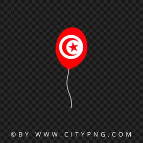 Tunisia Flag Balloon FREE PNG