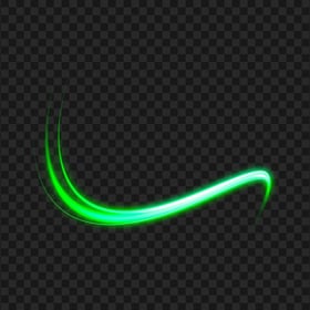 Green Linear Optical Light Line Effect PNG Image