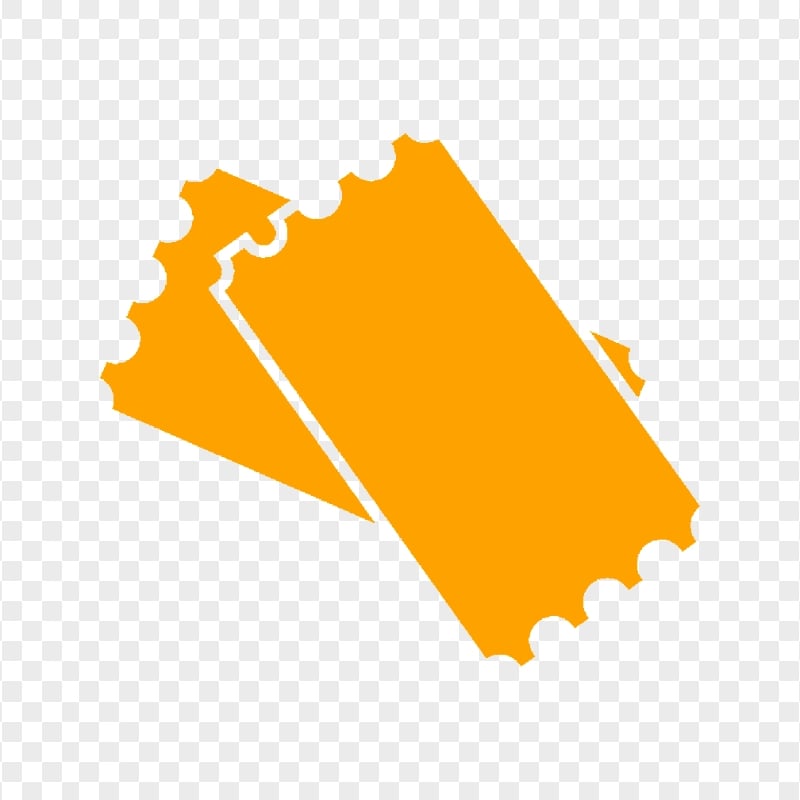 Download HD Ticket Orange Icon Logo PNG | Citypng