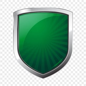 HD Metal Green Shield Guard Icon PNG