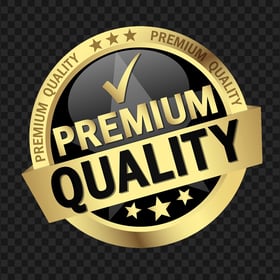 HD Quality Golden Logo Label PNG