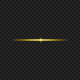 HD Yellow Neon Line Effect PNG