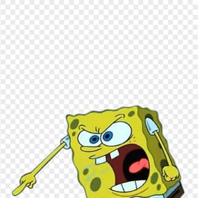 HD Spongebob Angry Classic Character Transparent PNG
