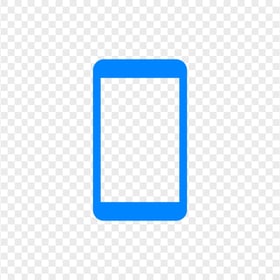 HD Blue Modern Smartphone Icon Transparent PNG