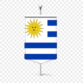 HD Vertical Illustration Uruguay Flag PNG