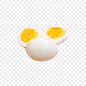 Air Fryer Hard Boiled Eggs Cut in Half HD Transparent PNG