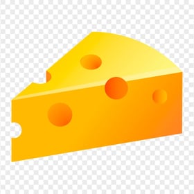 HD Cartoon Vector Cheese Triangle Block PNG