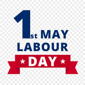 1st May Labour Day Vector Logo Design PNG