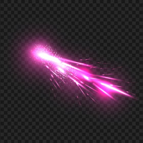 HD Pink Lens Flare Firework Glowing Effect PNG