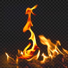 Burning Paper Fireplace PNG