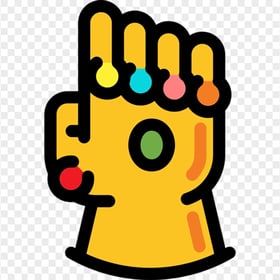 Thanos Hand Gloves Icon PNG