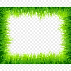 HD Green Grass Frame PNG