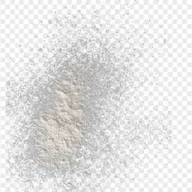 Organic White Flour Splash HD Transparent Background