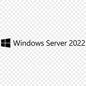 Windows Server 2022 Black Logo PNG